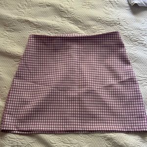Urban outfitter gingham mini skirt